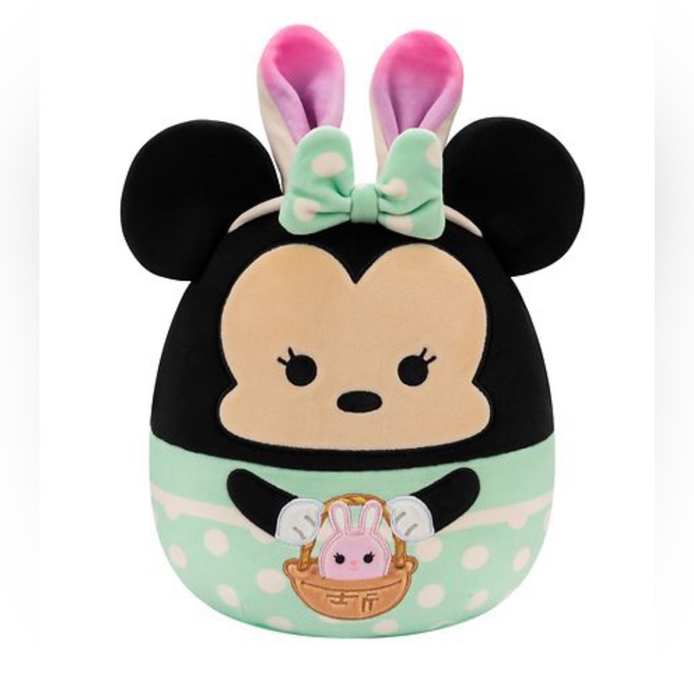 Squishmallows Easter Minnie Mouse 8” Stuffed Plush